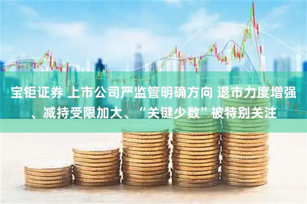 宝钜证券 上市公司严监管明确方向 退市力度增强、减持受限加大、“关键少数”被特别关注