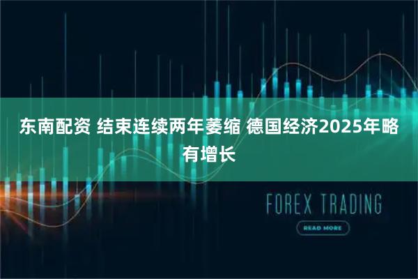 东南配资 结束连续两年萎缩 德国经济2025年略有增长